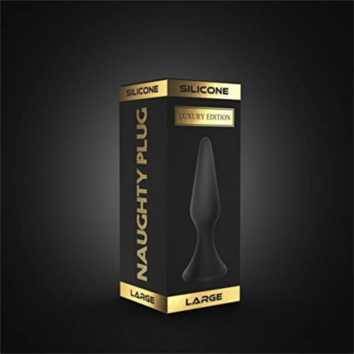 Naughty Plug Luxury Silicone Anal Trainer Butt Plug Large box