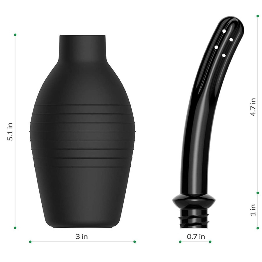OTBBA Enema Kit with Lubricant dimensions