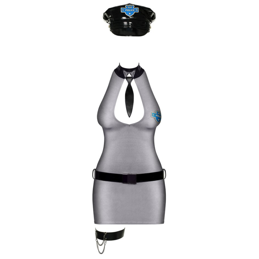 Obsessive Women's Police Dress Costume front
