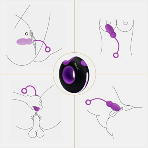 Odeco USB Rechargeable Remote Control Bullet Egg Vibrator 9