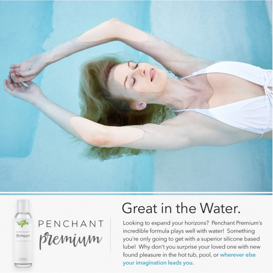 Penchant Premium Silicone Based Personal Lube in water