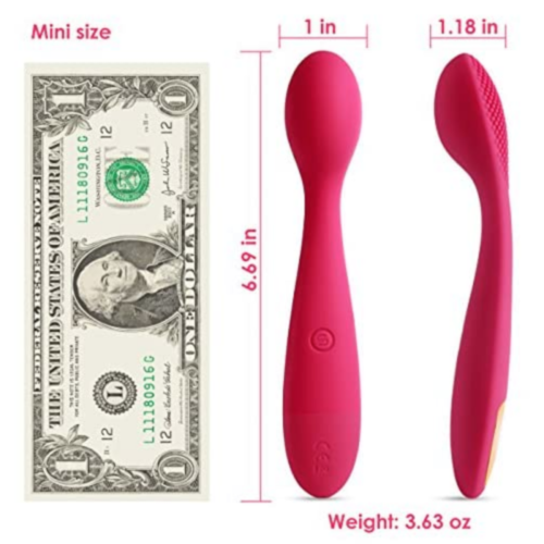 SVAKOM Nina Clitoris and G-Spot Vibrator size