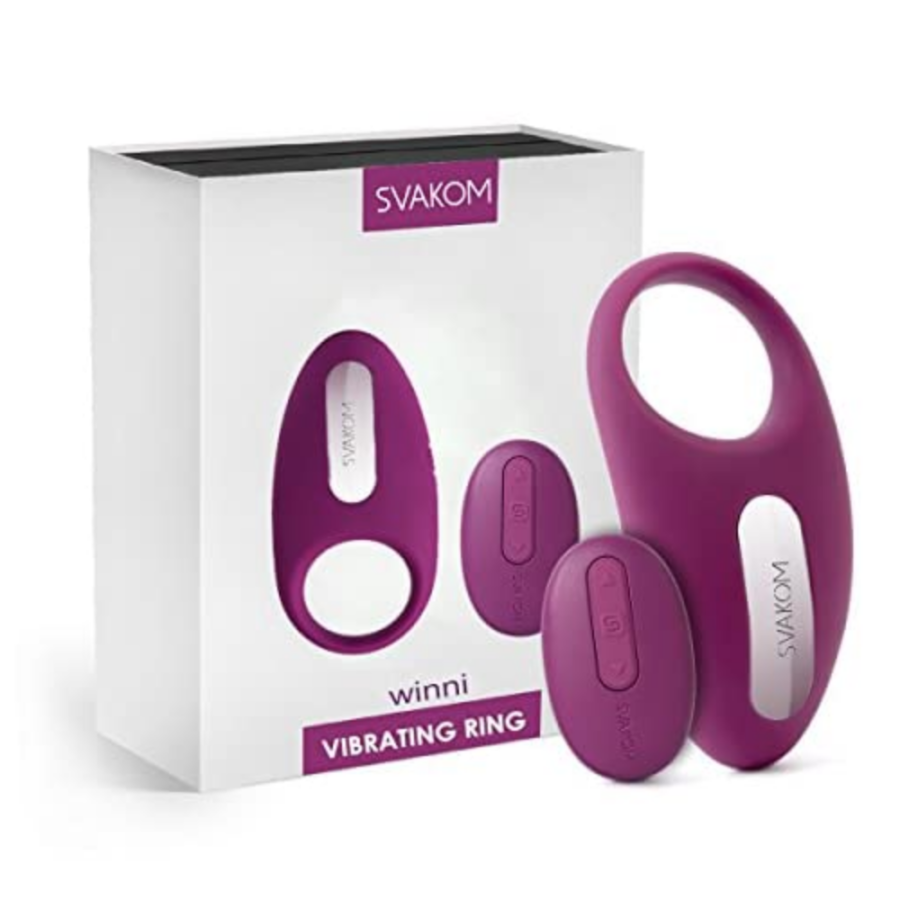 SVAKOM Winni Wireless Cock Ring - Violet with box