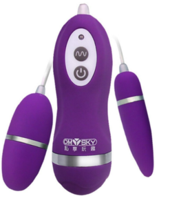 Sexbaby 10-Frequency Double Eggs Vibrator