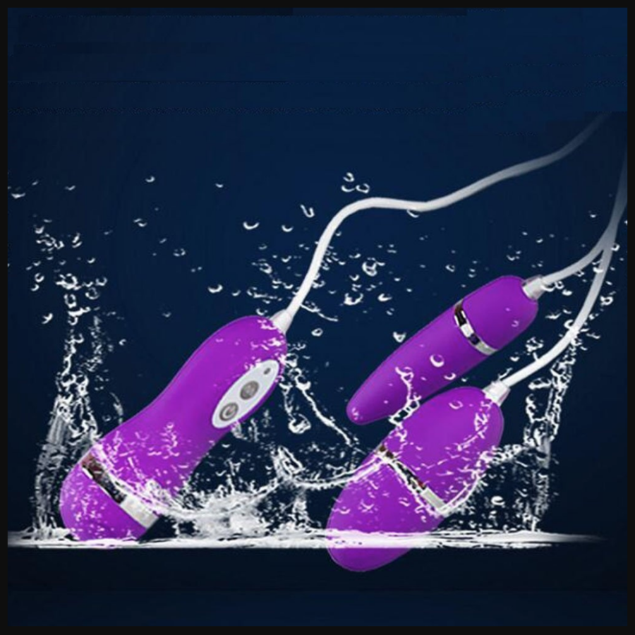 Sexbaby 10-Frequency Double Eggs Vibrator