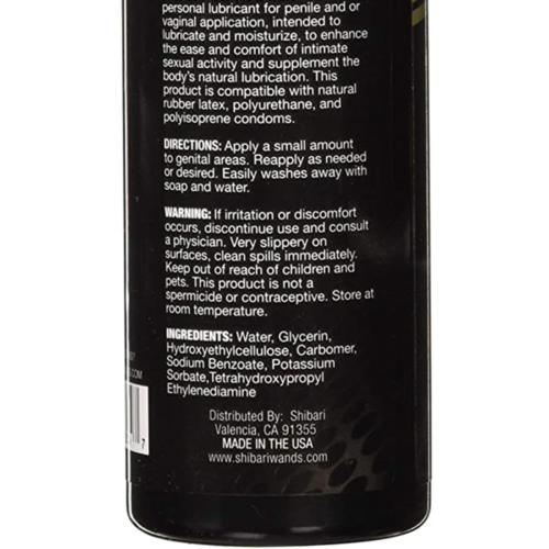 Shibari Triton Anal Lubricant ingredients