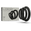 Super Soft Black Cock Ring Set