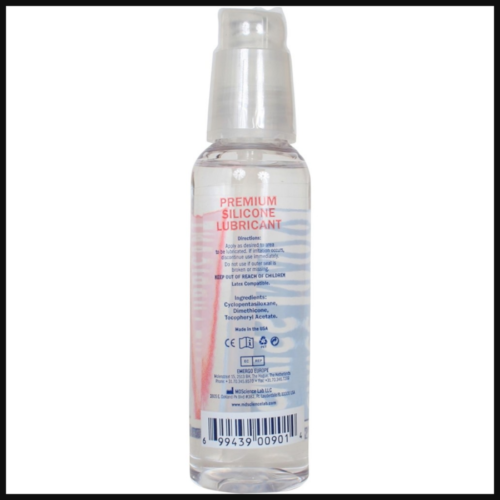 Swiss Navy Premium Silicone Lubricant 2oz back