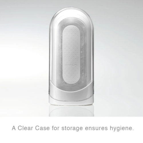 TENGA FLIP Zero Reusable Male Masturbator clear case