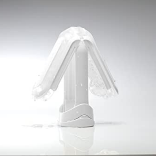TENGA FLIP Zero Reusable Male Masturbator on stand