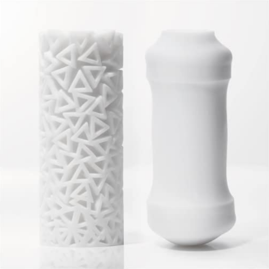 TENGA PILE 3D Sleeve Male Masturbator in and out