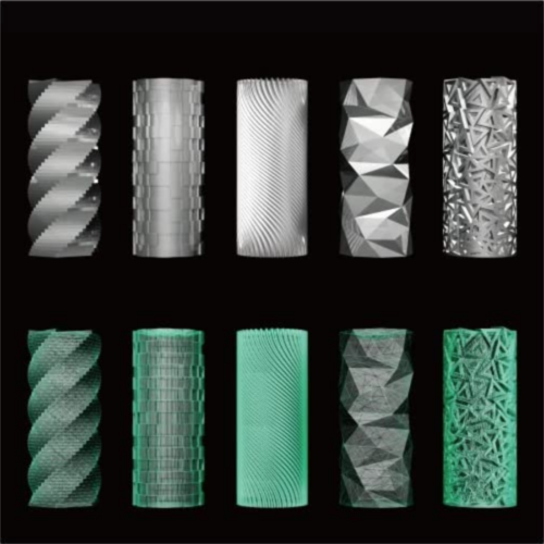 TENGA PILE 3D Sleeve Male Masturbator lineup graphic