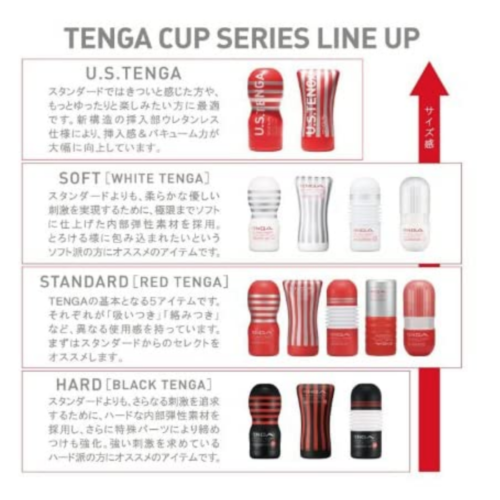 TENGA Rolling Head Cup Hard Edition - cup series