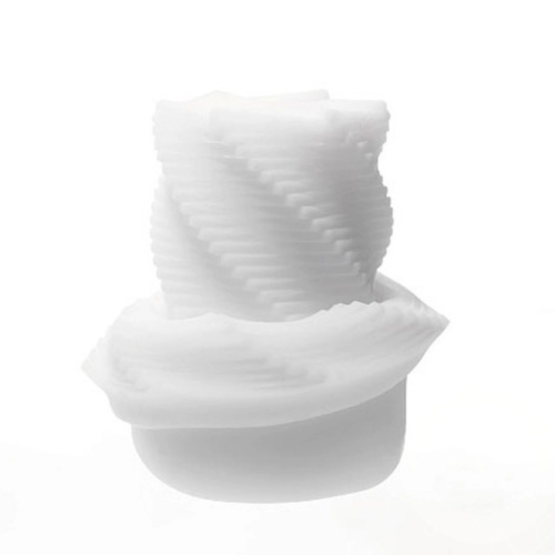 TENGA SPIRAL 3D Sleeve Male Masturbator squashed