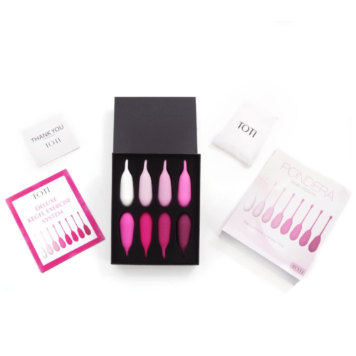 TOTI Kegel Balls Exercise Weights Kit contents