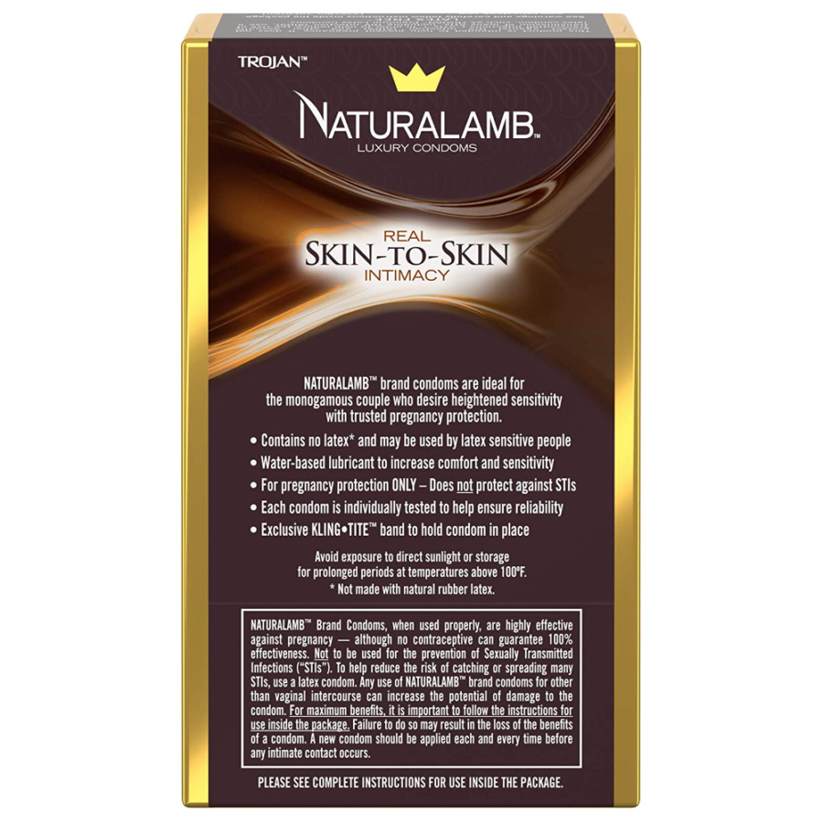 TROJAN NaturaLamb Lubricated Condoms