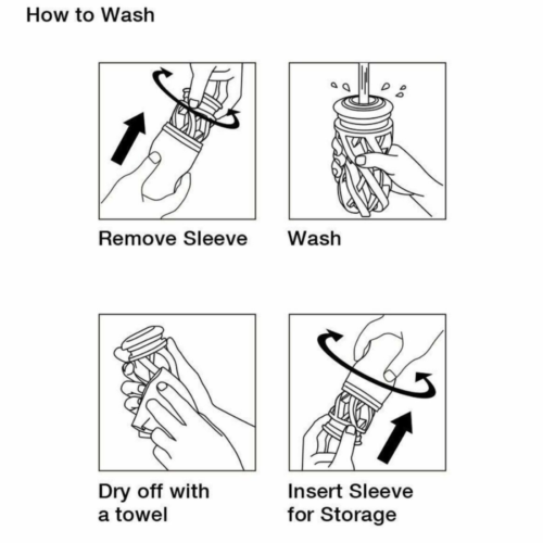 Tenga Air Tech Reusable Vacuum Cup Regular - how to wash