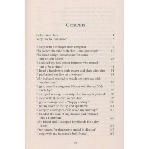 Tracey Cox - Dare book contents