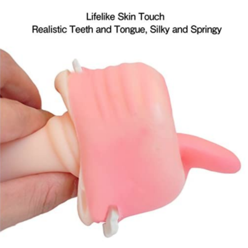 Tracy's Dog Realistic Mouth Blow Job Stroker lifelike skin