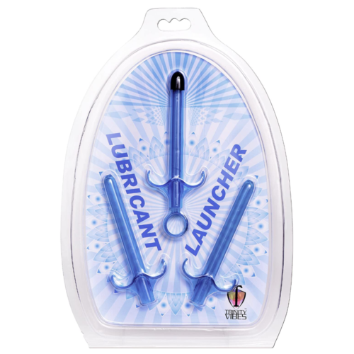 Trinity Vibes Lubricant Launcher Blue package
