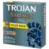Trojan Bareskin Lubricated Latex Condoms