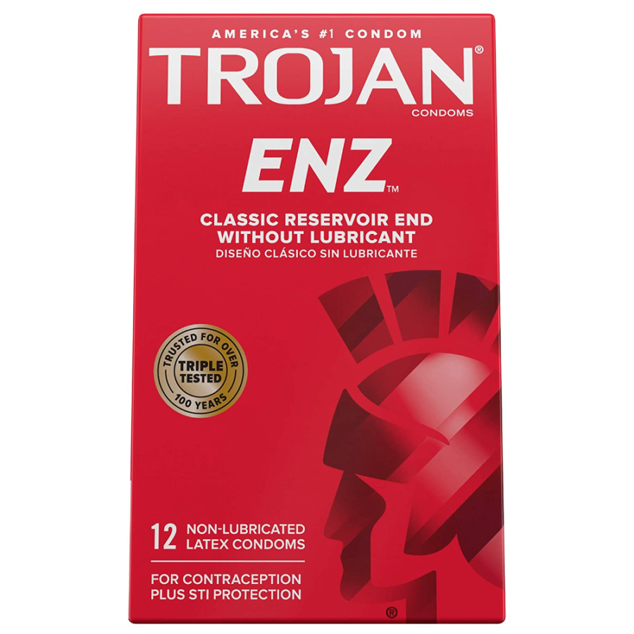 Trojan ENZ Non-Lubricated Latex Condoms