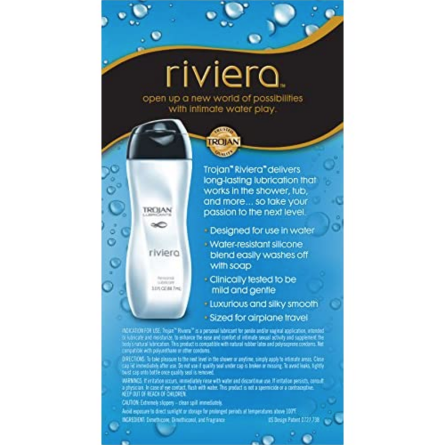 Trojan Riviera Lubricant back