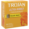 Trojan Ultra Ribbed Lubricated Condoms