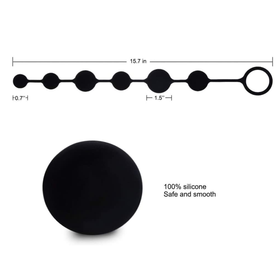 UTIMI Silicone Anal Plug with Anal Bead size