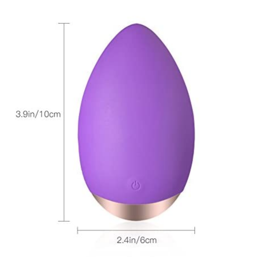 Utimi 10-Speed Love Egg Vibrator Purple dimensions