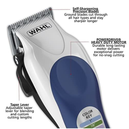 Wahl Color Pro Hair Clipper Kit Model 79300-1001 head