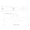 We-Vibe Nova Dual Stimulator dimensions
