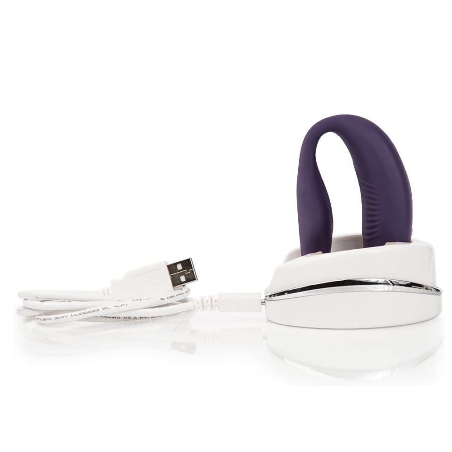 We-Vibe Sync Adjustable Couples Vibrator in charger