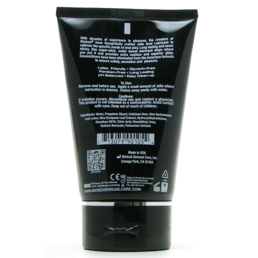 Wicked Sensual Care Anal Jelle 4 Oz back