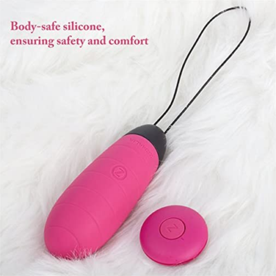 ZEMALIA Doris Remote Control Vibrating Silicone Bullet Egg body safe