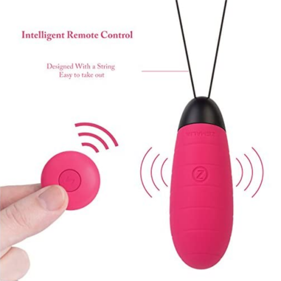 ZEMALIA Doris Remote Control Vibrating Silicone Bullet Egg intelligent remote
