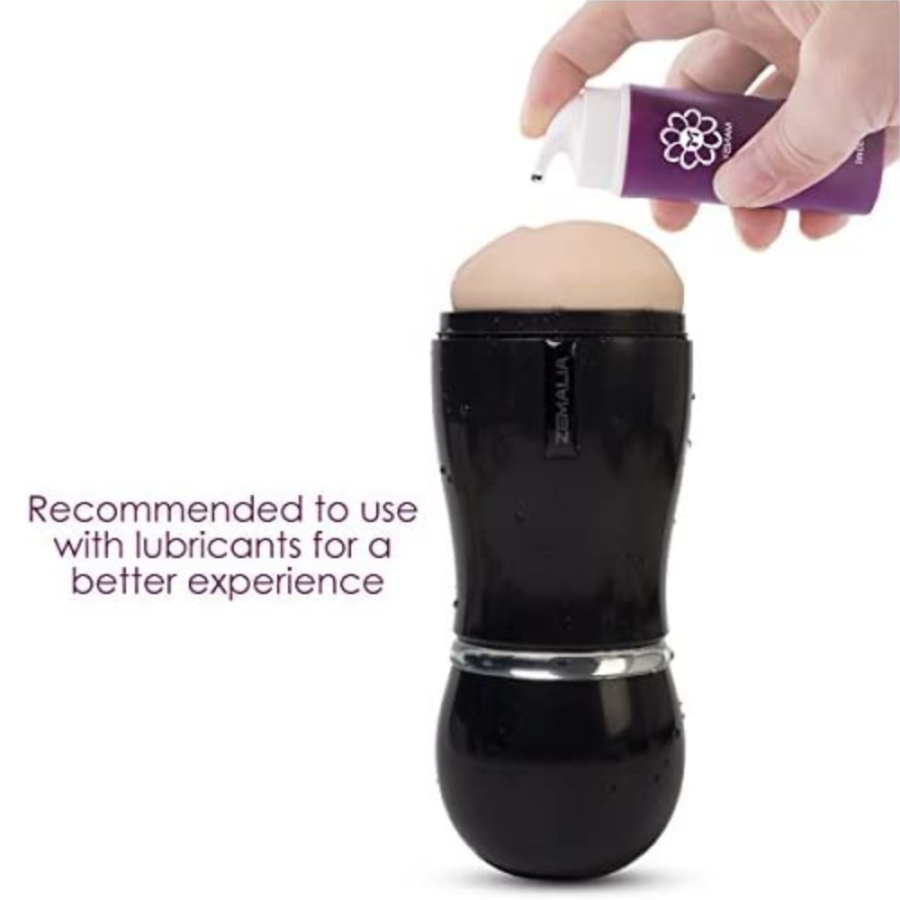 ZEMALIA Luna Male Masturbator use with lube