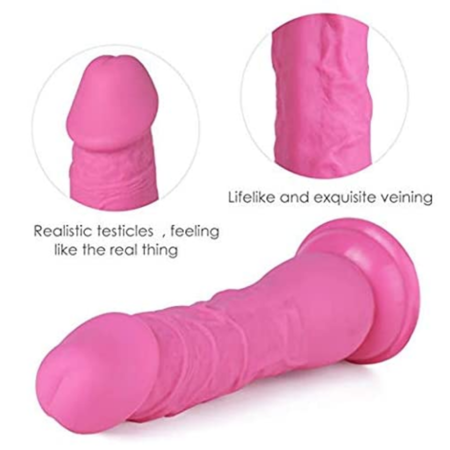 Louviva Realistic Lifelike Silicone Dildo features