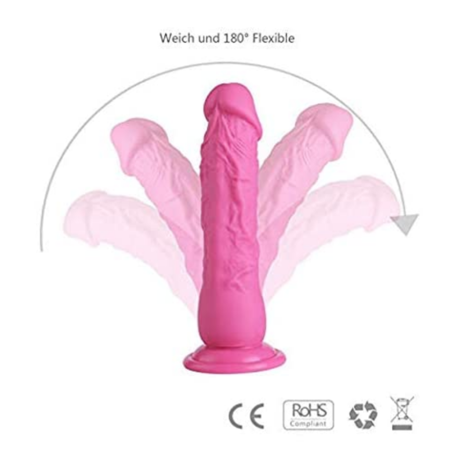 Louviva Realistic Lifelike Silicone Dildo flexible